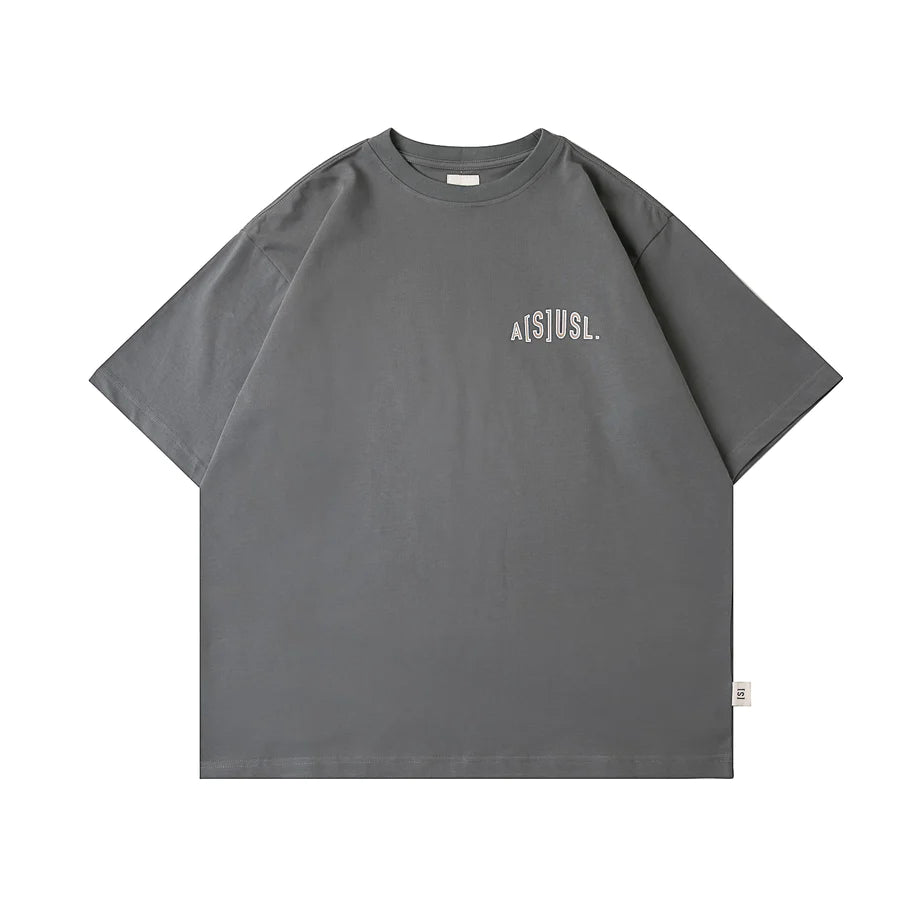 ASUSL LOGO RINGER TEE - CHARCOAL
