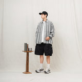 Persevere long-sleeve oversized shirt