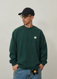 BROS 25FW  JOE NG WHONOSE HEAVY FLOWER CREWNECK