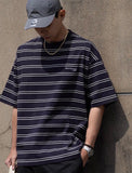 MASSULTI 25SS SMALL LOGO STRIPED TEE