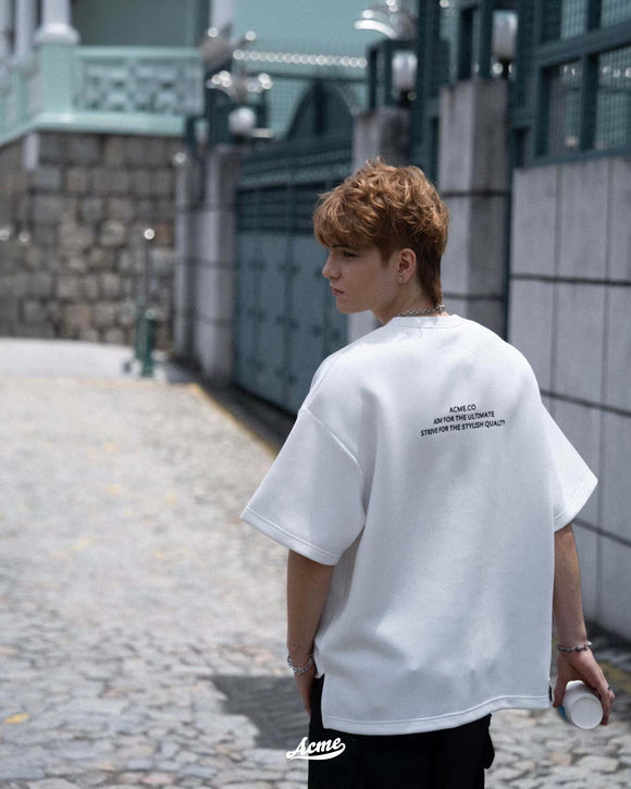 ACME  ANTI WRINKLE CASUAL COTTON TEE SHIRT