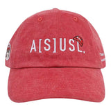 ASUSL X RED CAP GIRL SNOW WASH DAD CAP-RED