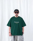 PERSEVERE 26SS CHAIN-STITCH EMBROIDERED LETTERING T-SHIRT