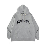 ASUSL FLOCKING EMBROIDERY LOGO HOODIE