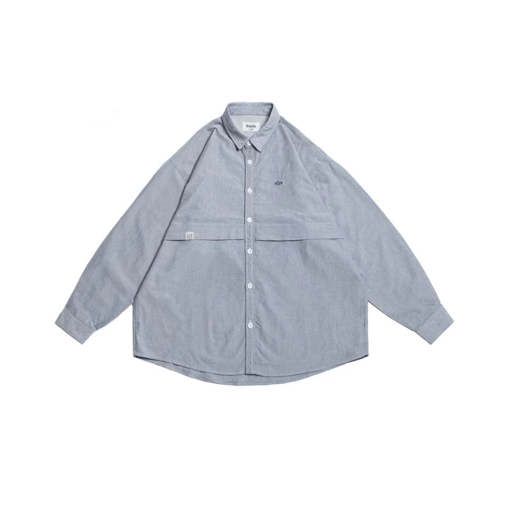 Persevere brand logo-sleeve shirt