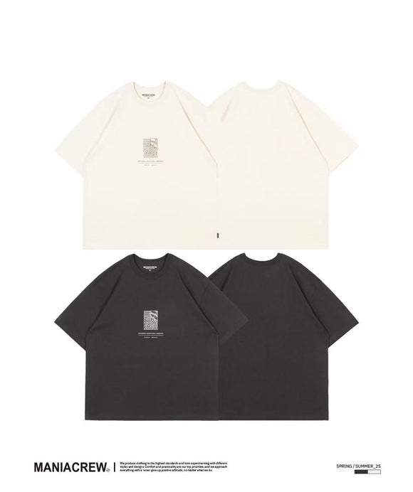MANIACREW 25SS Ripple Tee