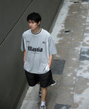 MANIACREW 25SS PATCHWORK LOGO TEE