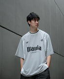 MANIACREW 25SS PATCHWORK LOGO TEE