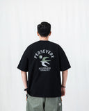 Persevere 25SS retro swallow graphic T-shirt