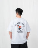 Persevere 25SS retro swallow graphic T-shirt