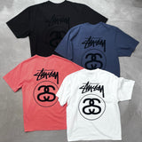 STUSSY 26SS STOCK LINK TEE PIGMENT DYED