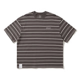 AMULET 25SS STRIPED LOGO TEE