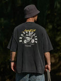 BROS 26SS JUST RIDE  VINTAGE WASH BOXY TEE