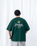 PERSEVERE 26SS CHAIN-STITCH EMBROIDERED LETTERING T-SHIRT