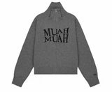 MUAH 25FW HALF ZIP HOODIE