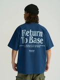MIDUPDATE 26SS RETURN TO BASE BACK PRINT TEE
