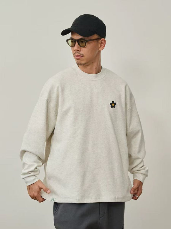 BROS 25FW  JOE NG WHONOSE HEAVY FLOWER CREWNECK