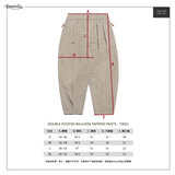 Persevere double pleated balloon tapered pants