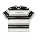 AMULET 25SS STRIPED LOGO TEE