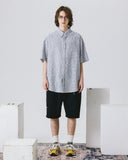 ASUSL 26SS SEERSUCKER STRIPES B/D SHIRT