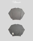 ULTIMATE 25FW WASHED CORE LABEL SWEATSHIRT