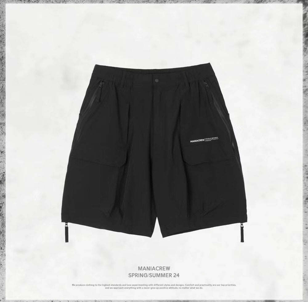 MINIA Zippered 3D Pocket Shorts 01