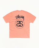 STUSSY 26SS STOCK LINK TEE PIGMENT DYED