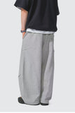 NOTH 25FW Structure Cutline Curved Sweat Pants