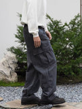 MASS 25FW Heavy Washed Brushed Cotton Cargo Pants