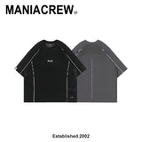 MANIA 24SS Ragian Sleeve Piping Tee