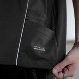 MANIA 24SS Ragian Sleeve Piping Tee