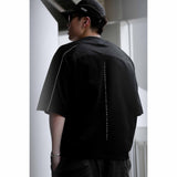MANIA 24SS Ragian Sleeve Piping Tee