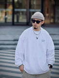 BROS 25FW ANTI‑WAR MESSAGE HEAVYWEIGHT LONG SLEEVE TEE