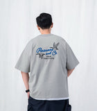 PERSEVERE CHAIN-STITCHED GRAPHIC T SHIRT