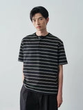 VAV 26SS STRIPED HENLEY TEE