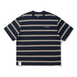 AMULET 25SS STRIPED LOGO TEE