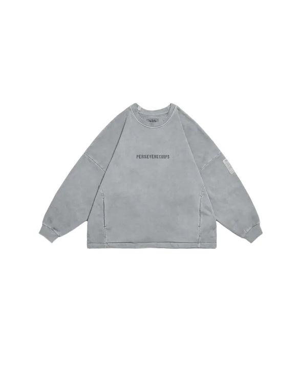 PERSEVERE 25FW CLASSIC BRUSHED WASHED SWEATSHIRT