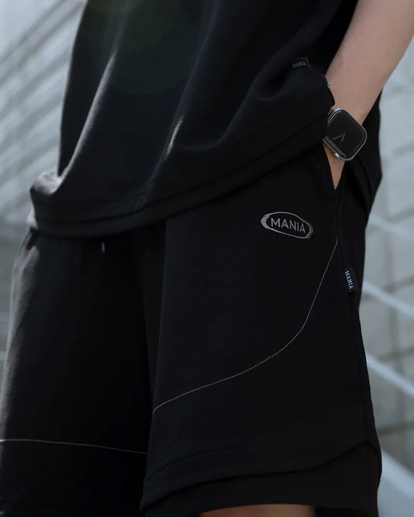 MANIACREW 25SS Layered Training Shorts