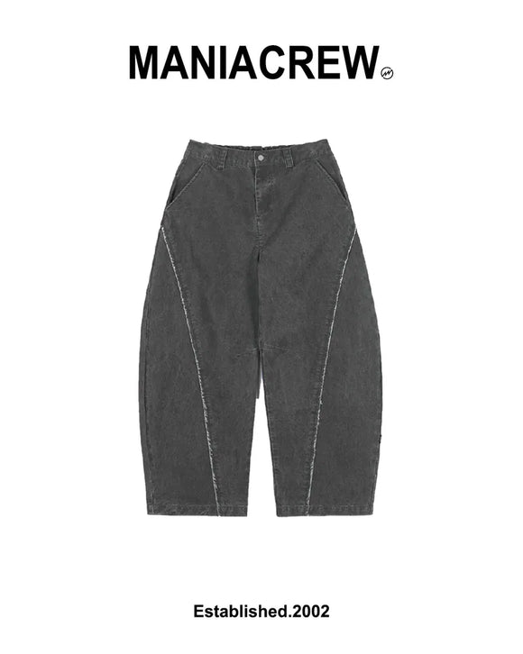 MANIA 25FW Barrel Leg Jeans