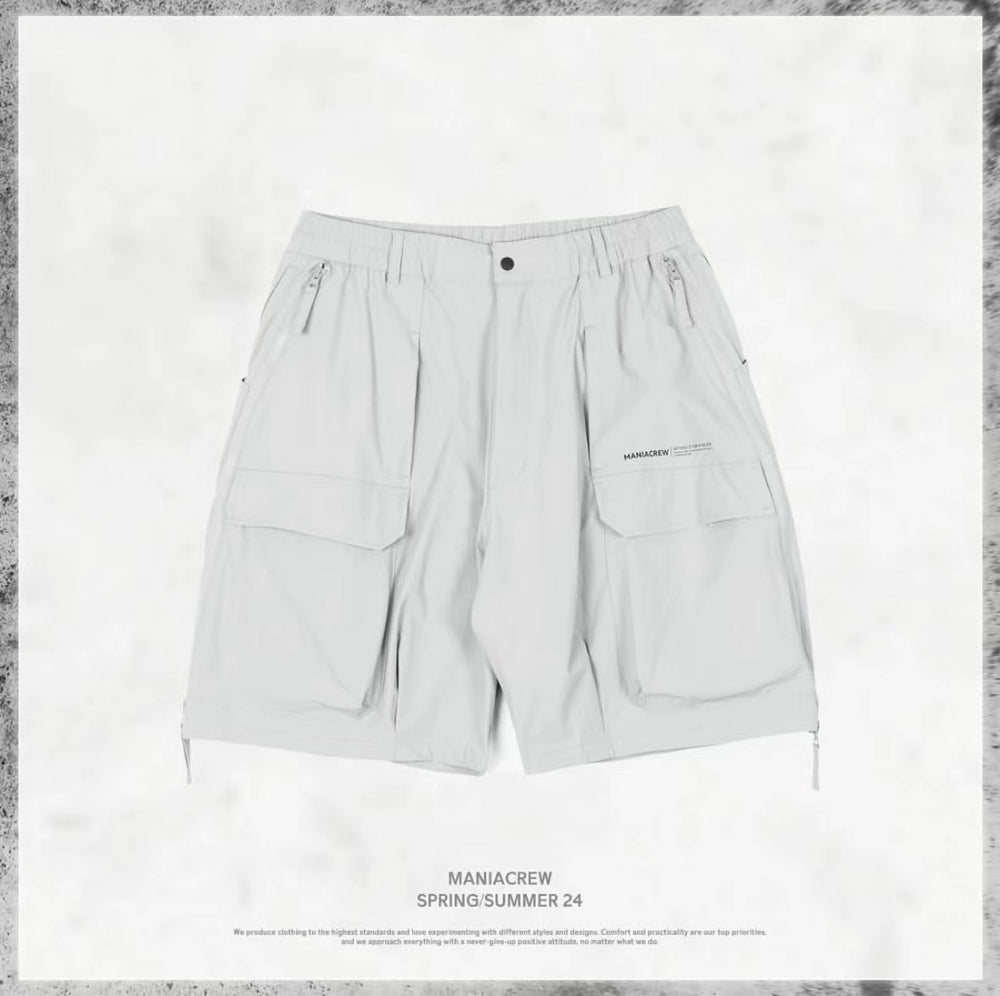 MINIA Zippered 3D Pocket Shorts 01