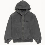 STUSSY BASIC  ZIP HOODIE