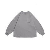 Persevere anti-wrinkle trimmed L/S classic pocket T-shirt