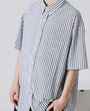 ASUSL 26SS SEERSUCKER STRIPES B/D SHIRT