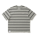 AMULET 25SS STRIPED LOGO TEE