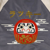 ASUSL 25FW DARUMA EMB SOUVENIR JACKET CHARCOAL