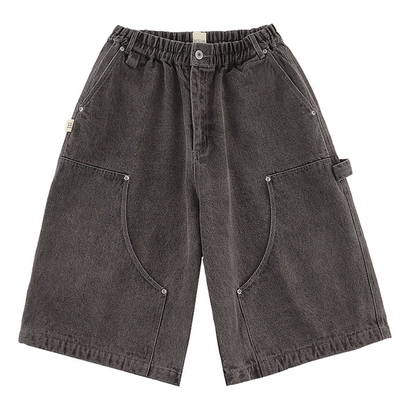 ASUSL 25SS DENIM WORKER CROPPED PANTS