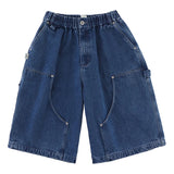 ASUSL 25SS DENIM WORKER CROPPED PANTS
