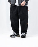 PERSEVERE 26FW ENZYME-WASHED TAPERED PANTS