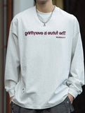 MASS 25SS MIRROR IMAGE SLOGAN LS TEE