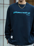 MASS 25SS MIRROR IMAGE SLOGAN LS TEE